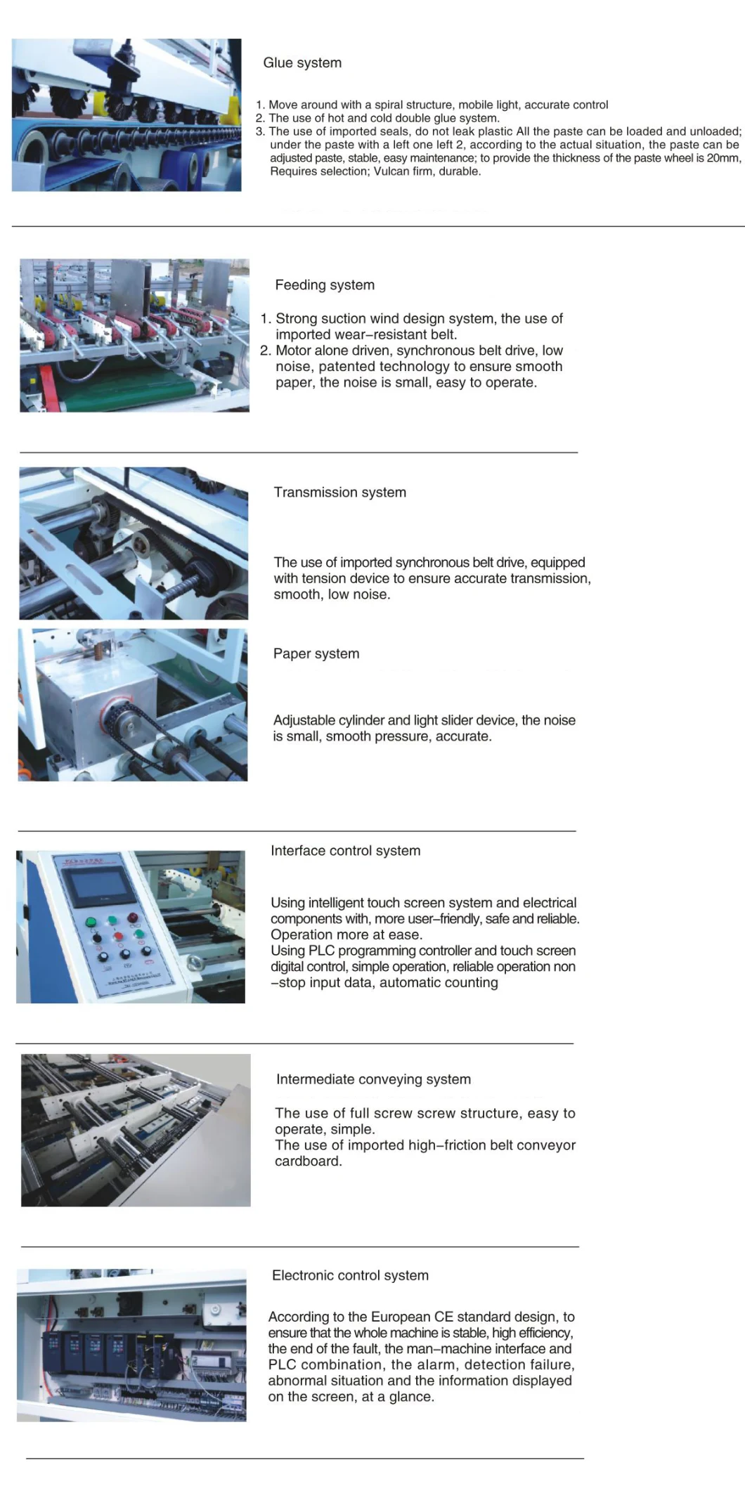 Pxa Model Semi-Automatic Double Pieces Type Carton Box Pressing Gluing Machine/Carton Folder Gluer