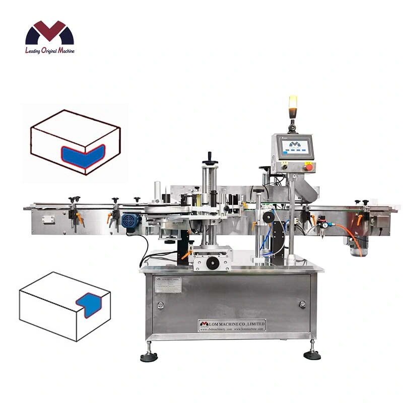 Hot Selling Self-Adhesive Box Corner Labeling Machine Paper Box Corner Wrap Labeler 90 Angle Labeling Machine