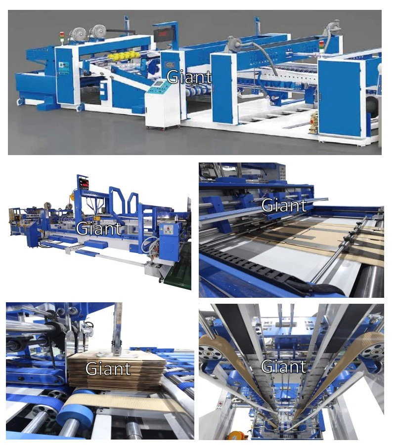 Carton Box Full Automatic Folder Gluer / Stitcher