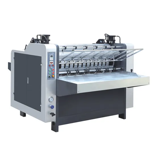 Accoppiatrice semiautomatica carta-cartone, plastificatrice flute per cartoni